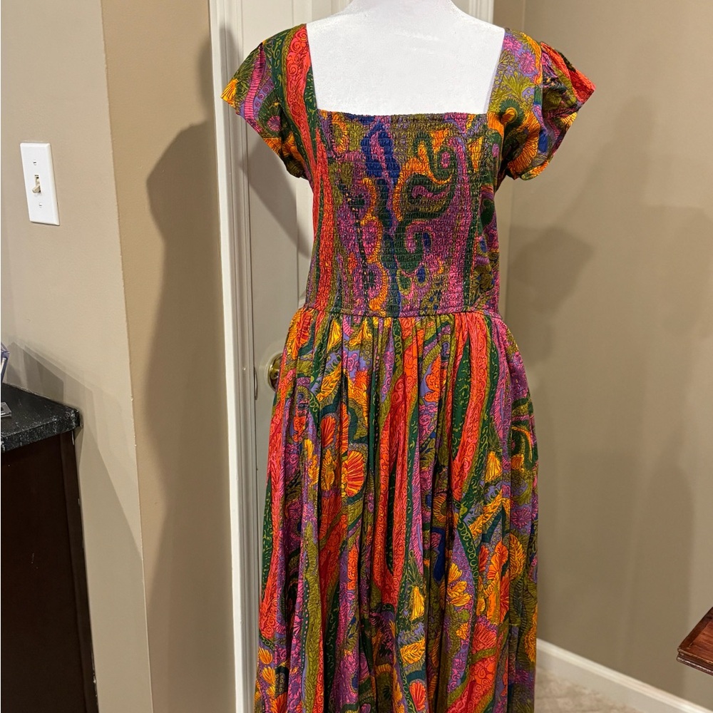 House of Harlow maxi dress, stretchy top, Medium